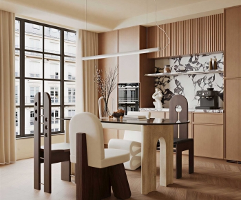 Wabi-sabi Style Dining Room-ID:894530061