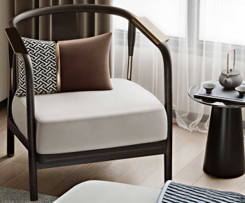 New Chinese Style Single Sofa-ID:752723936