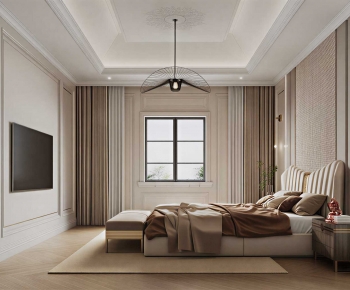 Simple European Style Bedroom-ID:188539097