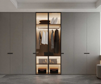Modern Clothes Storage Area-ID:371329078