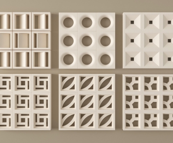 Modern Cement Brick Screen Partition-ID:558727981