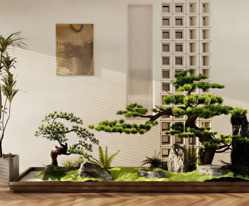 New Chinese Style Plant Landscaping-ID:684977057