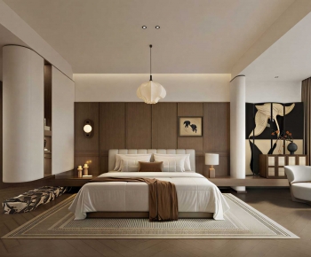 Wabi-sabi Style Bedroom-ID:162695885