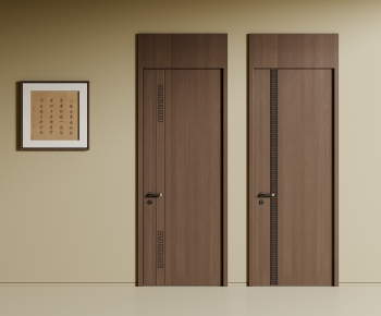 New Chinese Style Single Door-ID:764998919