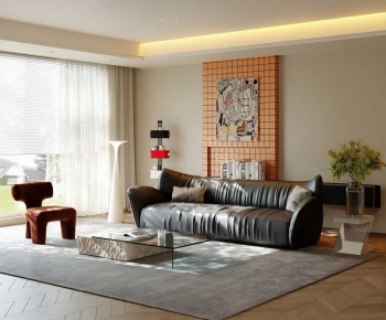 Modern A Living Room-ID:445043096