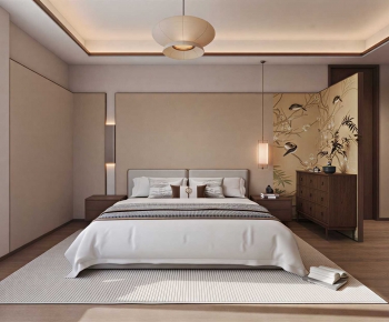 New Chinese Style Bedroom-ID:318547018