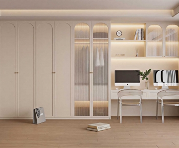 French Style Clothes Storage Area-ID:315351015