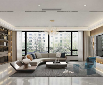 Modern A Living Room-ID:271539931