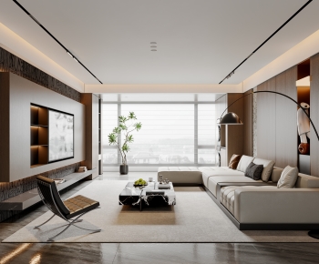 Modern A Living Room-ID:731956017