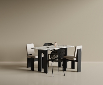 Modern Dining Table And Chairs-ID:401091107