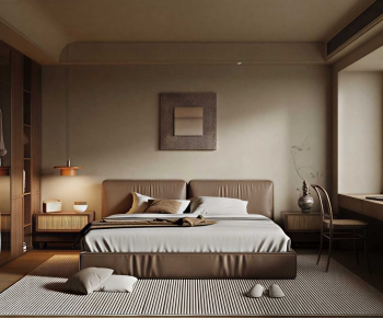 Wabi-sabi Style Bedroom-ID:752324104