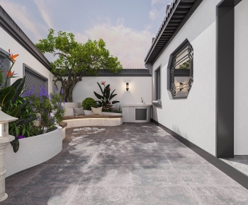 New Chinese Style Courtyard/landscape-ID:632348061