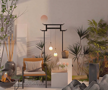 New Chinese Style Plant Landscaping-ID:226288082