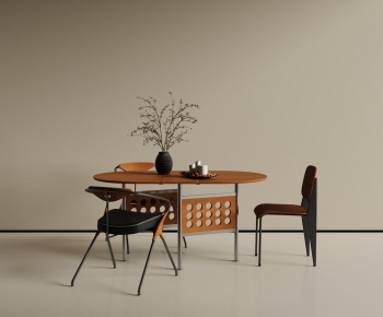 Modern Dining Table And Chairs-ID:786374091