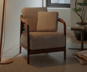 Wabi-sabi Style Single Sofa-ID:368988041