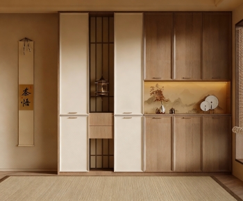 Modern Entrance Cabinet-ID:863121993