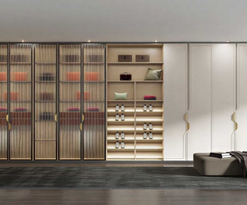 Modern Clothes Storage Area-ID:953520067