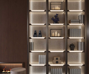 New Chinese Style Bookcase-ID:111138116