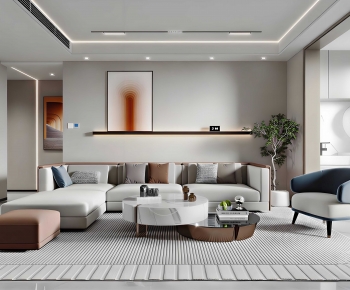 Modern A Living Room-ID:364245893