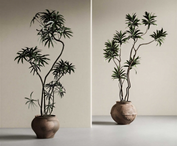 New Chinese Style Ground Green Plant Potted Plants-ID:987025023