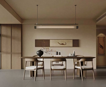 New Chinese Style Dining Room-ID:130793099