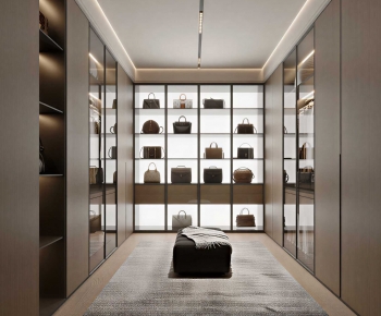 Modern Clothes Storage Area-ID:261430032