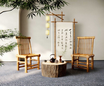 New Chinese Style Lounge Chair-ID:249459988