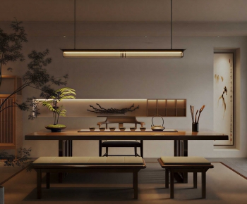 New Chinese Style Tea House-ID:119041921