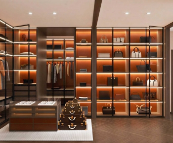 Modern Clothes Storage Area-ID:369110113