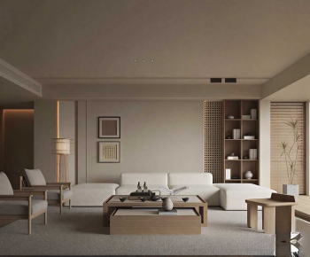 New Chinese Style A Living Room-ID:224973929