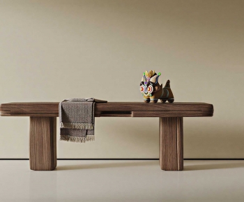 Wabi-sabi Style Stool For Changing Shoes-ID:719225881