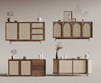 Wabi-sabi Style Entrance Cabinet-ID:148678065