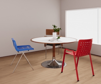 Modern Dining Table And Chairs-ID:729639056