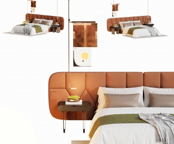 Modern Double Bed-ID:247239118