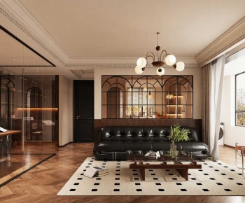 French Style A Living Room-ID:480021951