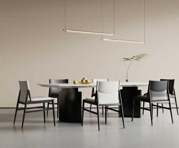 Modern Dining Table And Chairs-ID:490059937