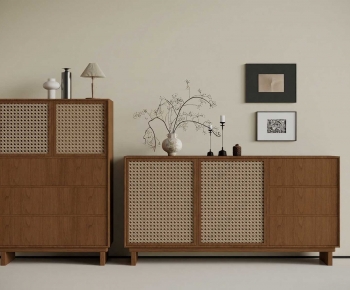 Wabi-sabi Style Entrance Cabinet-ID:224809894