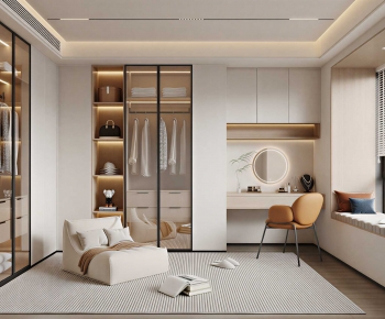 Modern Clothes Storage Area-ID:330034974