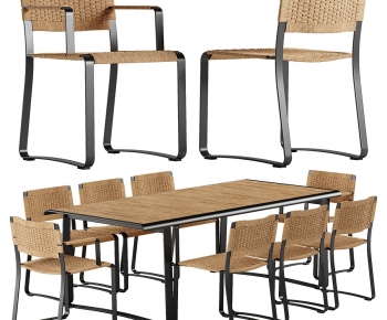 Modern Dining Table And Chairs-ID:644340999