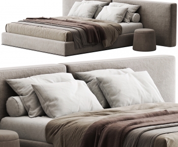 Modern Double Bed-ID:586324939