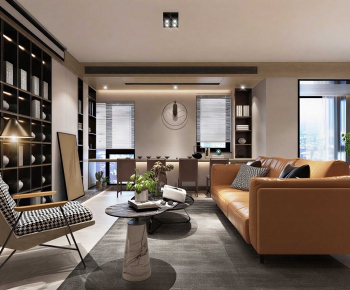 Modern A Living Room-ID:961333998