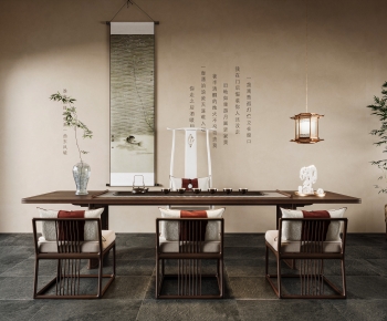 New Chinese Style Tea Tables And Chairs-ID:799601187