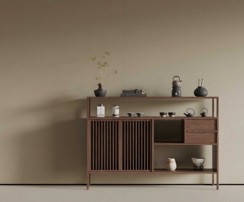 New Chinese Style Entrance Cabinet-ID:515336995