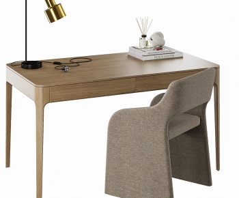 Modern Computer Desk And Chair-ID:153193006