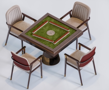 Modern Mahjong Tables And Chairs-ID:724853994