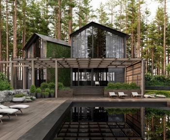 Modern Appearance Of Commercial Building-ID:245163921