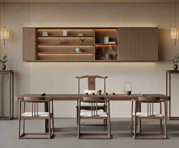 New Chinese Style Tea Tables And Chairs-ID:743325005