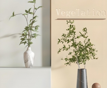 Modern Aquatic Green Plant-ID:442811979