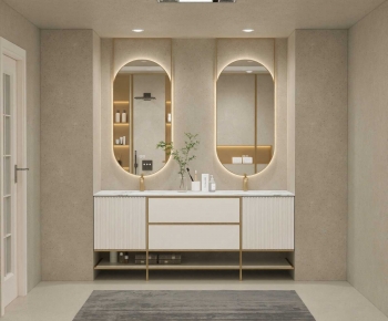 Modern Bathroom Cabinet-ID:216495992