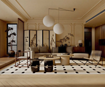 French Style A Living Room-ID:192552099